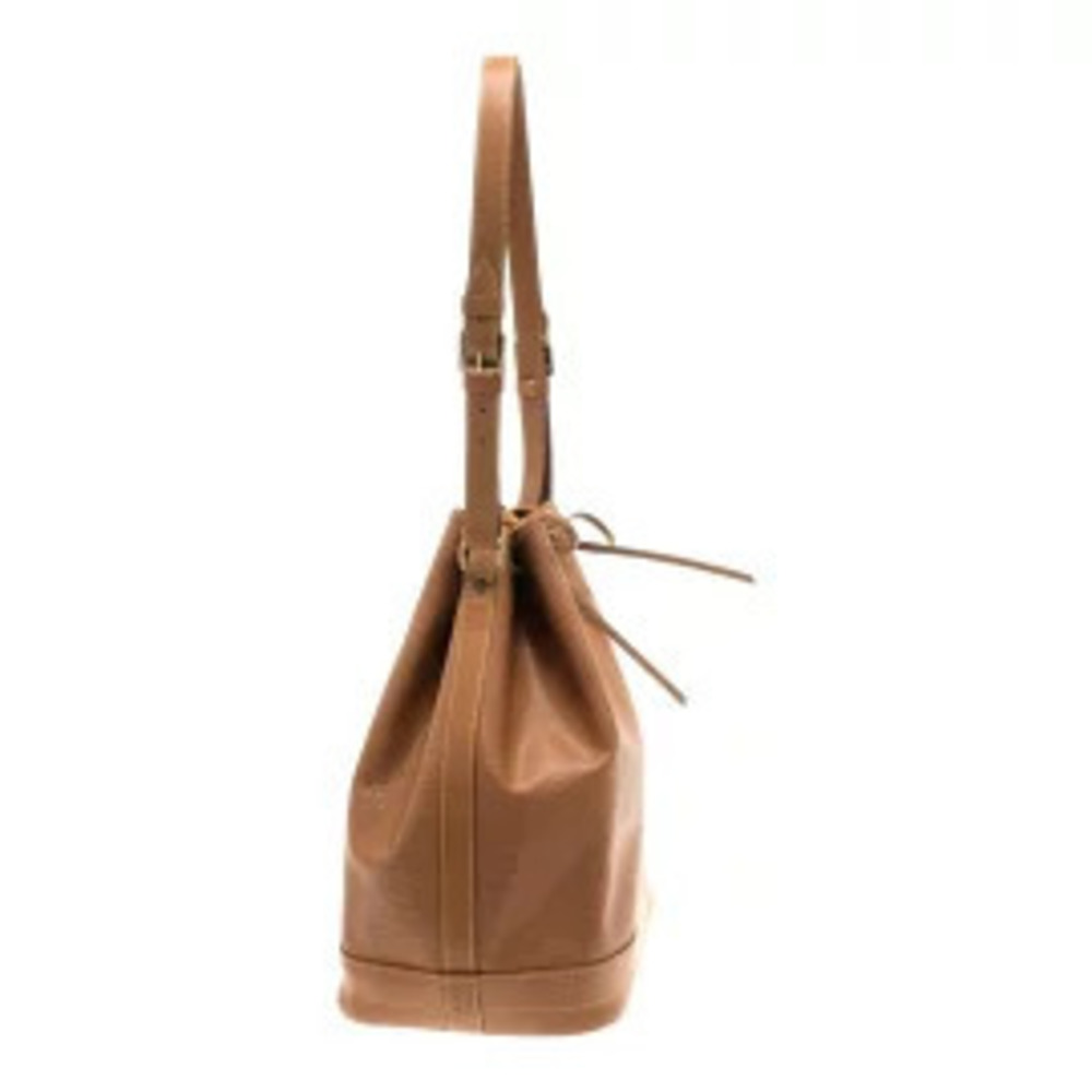 Louis Vuitton Noe Shoulder Bag Brown Leather LV
